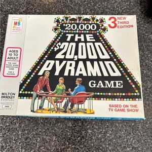 Vintage 1974 The $20,000 Pyramid Game 3rd Edition Complete Retro Family Night
